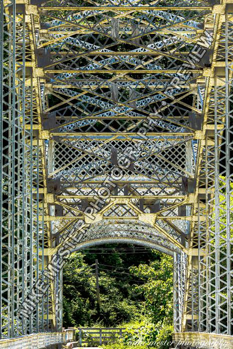 Protected preview of Geometric Steel Bridgework, an original Mike Mester photograph
